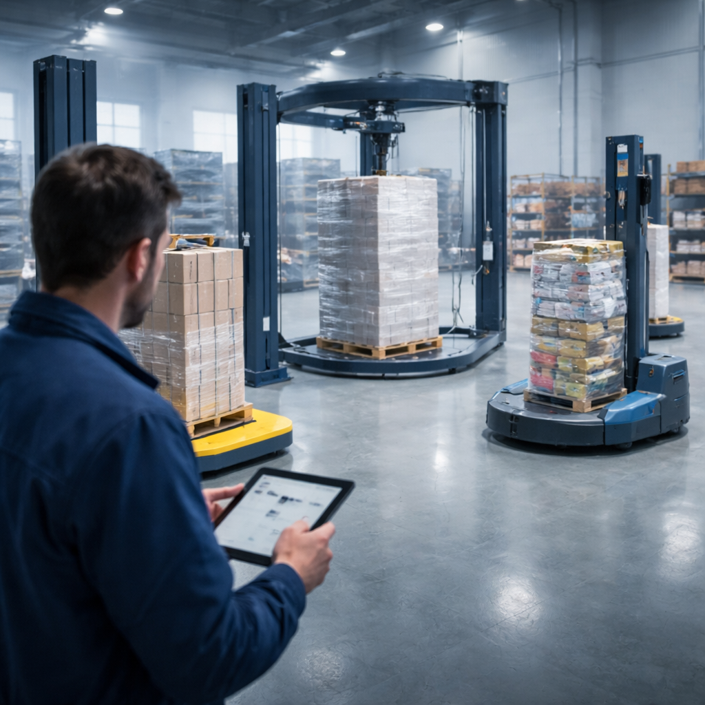 Rodzaje maszyn do owijania palet